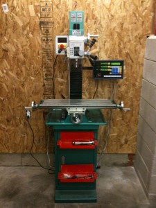 Powered Up! All 3 Scales Seem to Work! I need to Mount the Read Heads On The X and Z Axis and Mount the Y Scale and Read Head! But Making Progress..