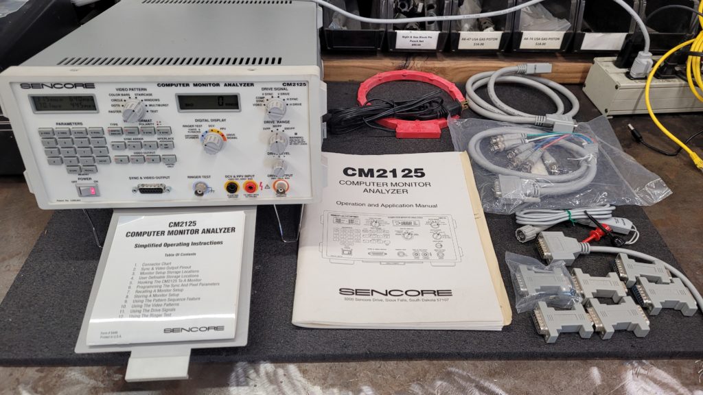 Sencore CM2125 Computer Monitor Analyzer