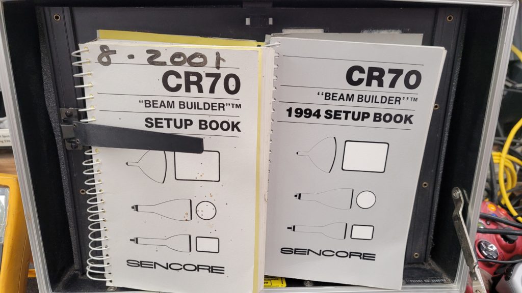 Sencore CR70 The "Beam Builder" Books