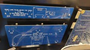 Miller 250DX DIY Pulser / Sequencer V1.1A Front Test Fit Boards In Machine