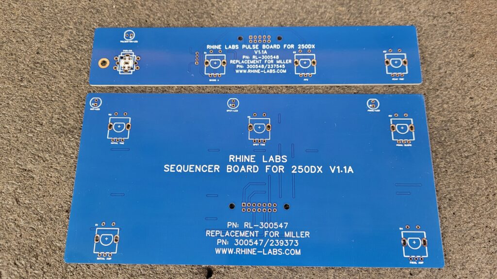 Miller_250DX DIY Pulse 300548 Sequence 300547 Upgrade Boards V1.1A