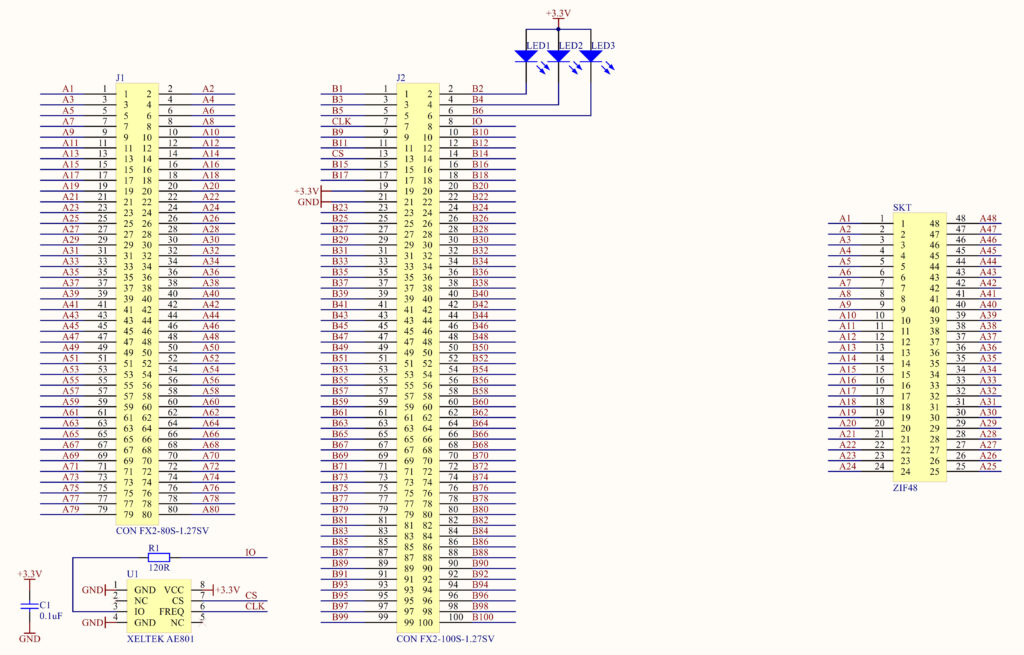 Xeltek CX/DX 0001 Schematic Drawn By Sergey.