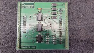 Segger Flasher 5 Legacy Teardown Flasher M16 Top