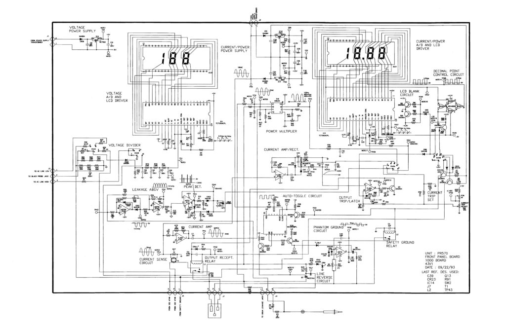 Sencore PR570 Schematic 600 DPI