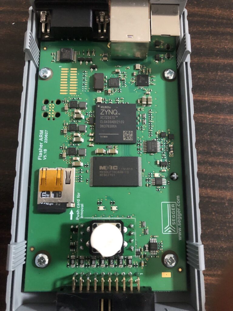 Segger Flasher Pro XL 5.17.02 Opened Up Main Board