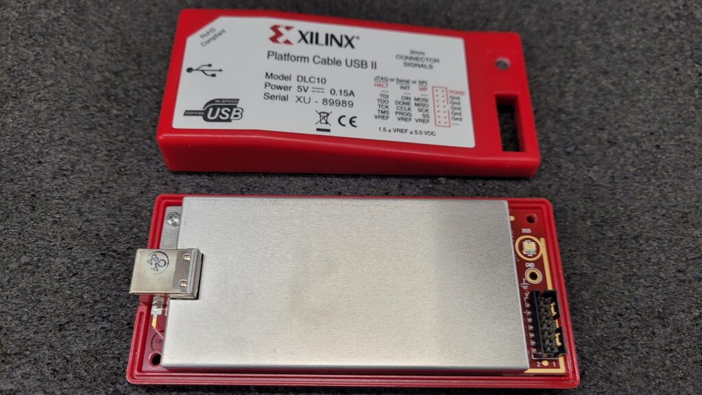 Xilinx Platform Cable USB II DLC10 Teardown Open