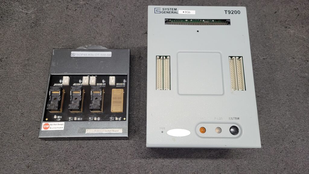 System General T9200 Universal Chip Programmer 8GB USB With TSOP48-K9x-OT-500-S4 