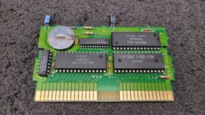 Dragon Warrior NES-SAROM-01 Cartridge PCB Parts Side