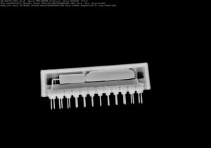 ST-M48T02-120PC non-volatile static RAM and real-time clock (RTC) X-Ray Side View