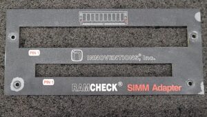 RAMCHECK INN-8668-2-A PCB top cover with Text SIMM Adapter