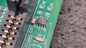 RAMCHECK INN-8668-2-A PCB top layer showing U3 24WC04 and Backup