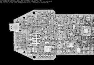 SCT SF3 X3 Ford Tuner PCB Circuit Board X-Ray Top Section